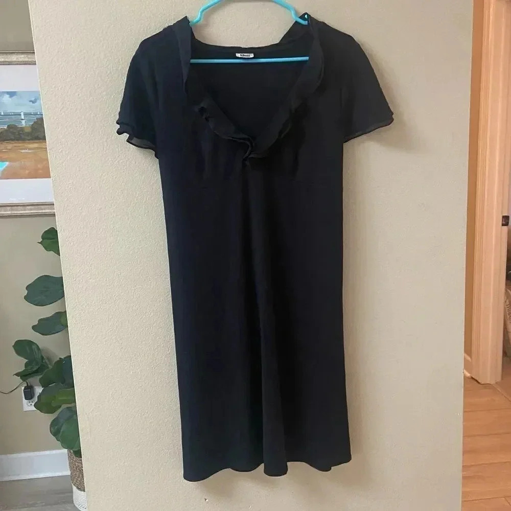 Mimi Maternity Black Sleeveless Maternity Dress Vintage Small